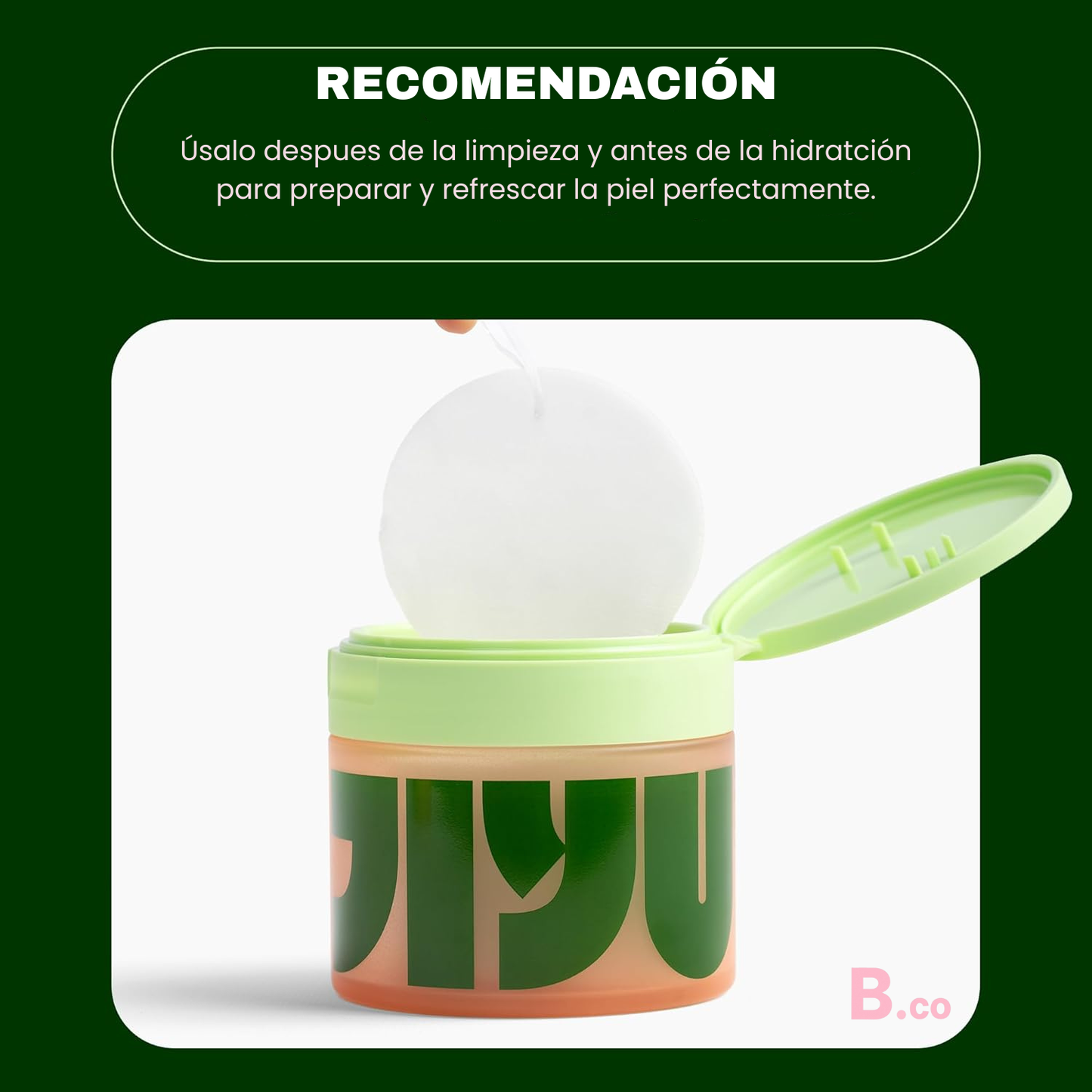 JIYU Almohadillas faciales 50+50 (Gratis)